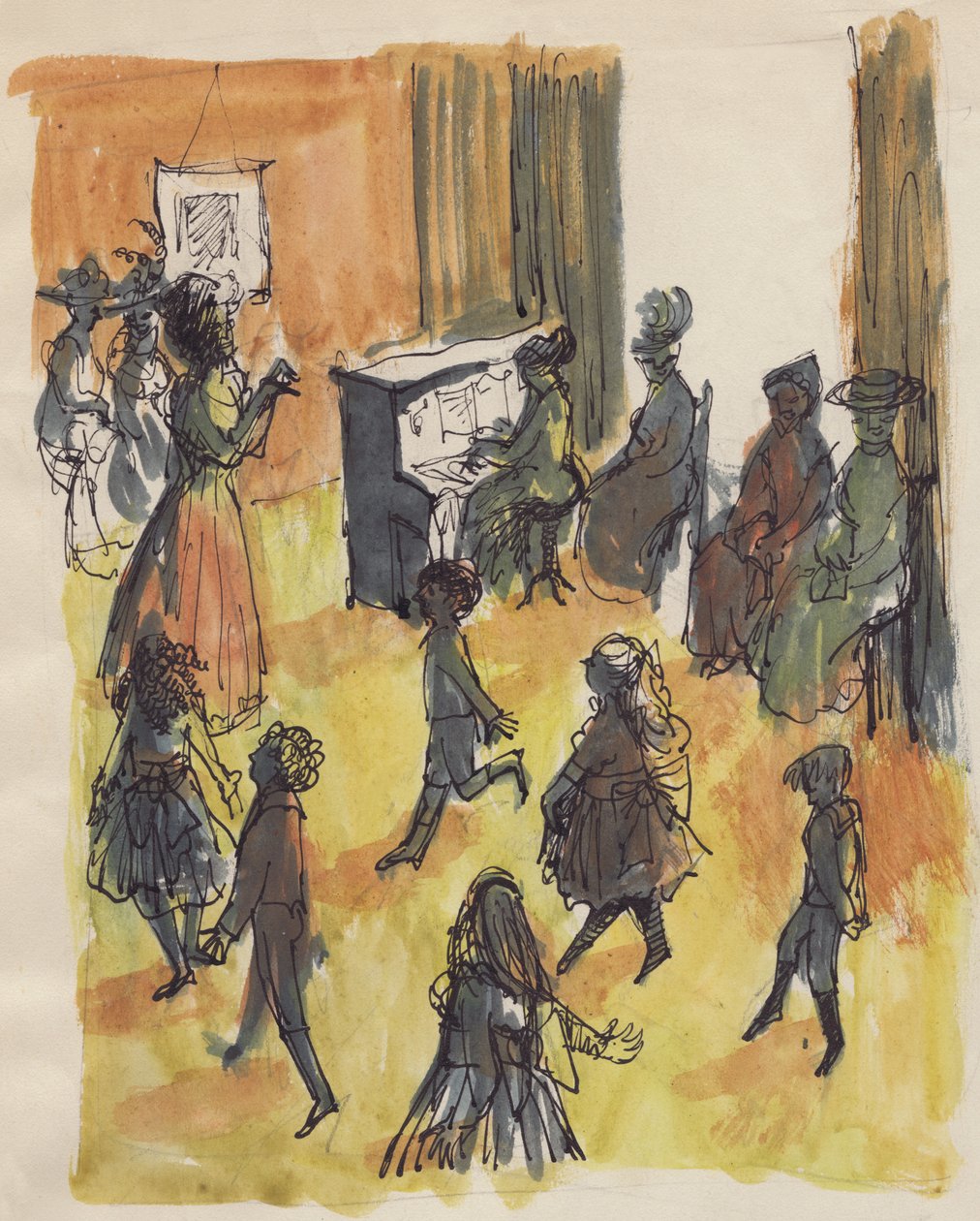 Taneční třída, c1950. od Shirley Markham
