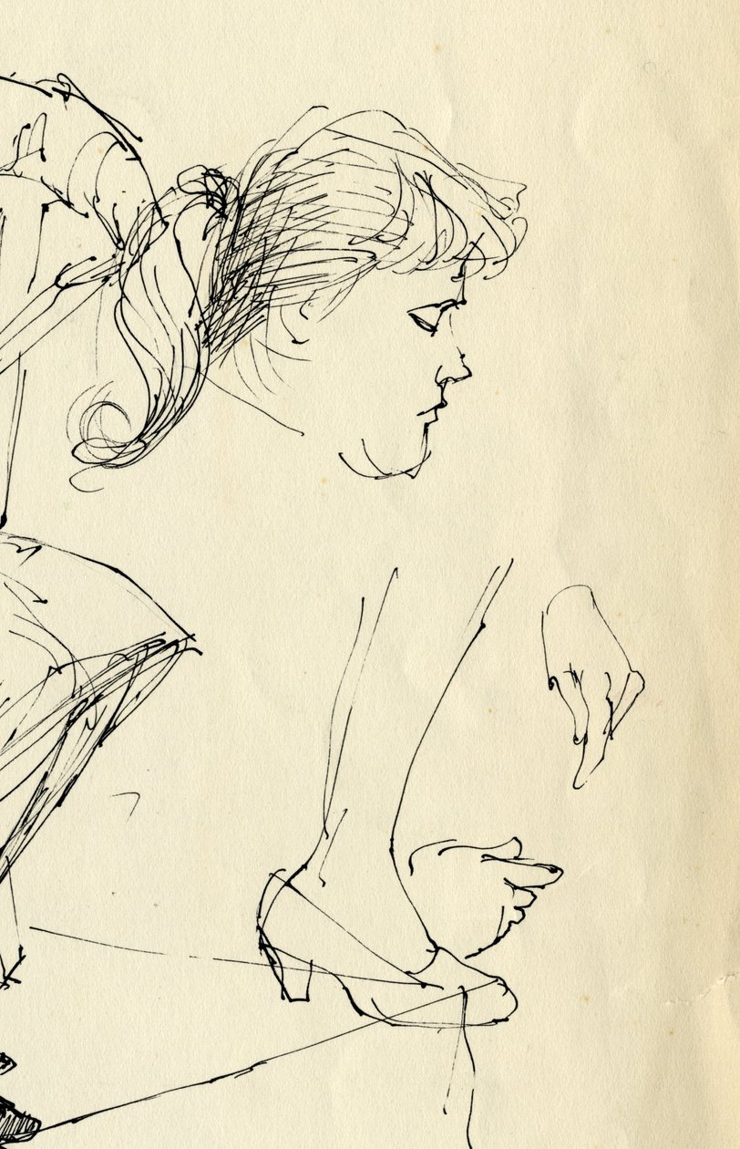 Detail hlavy, rukou a nohou, 1953. od Shirley Markham