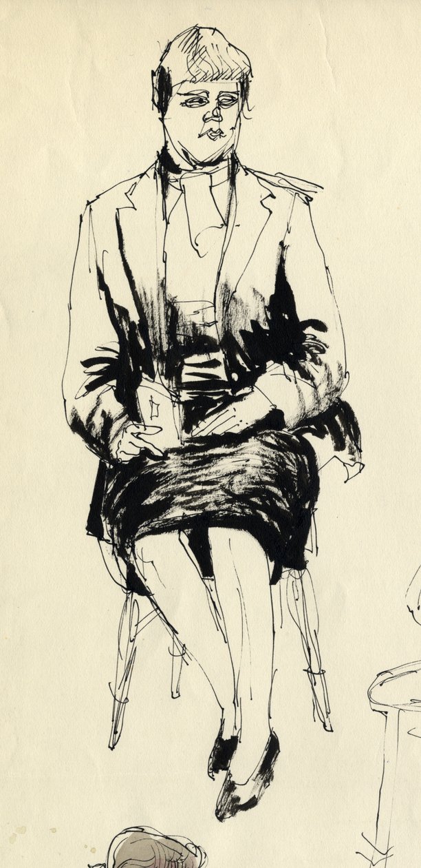 Sedící žena, 1953. od Shirley Markham