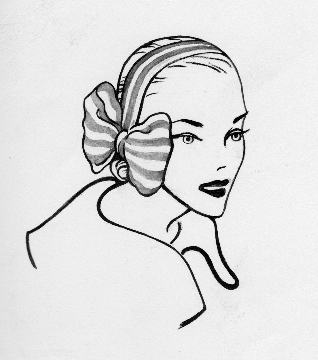 Žena s lukem, c1950. od Shirley Markham