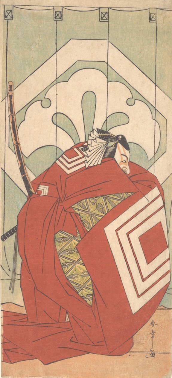 Člen Ichikawa Dan Juro V Ach, to už je nějaká doba. 1779. od Shunsho