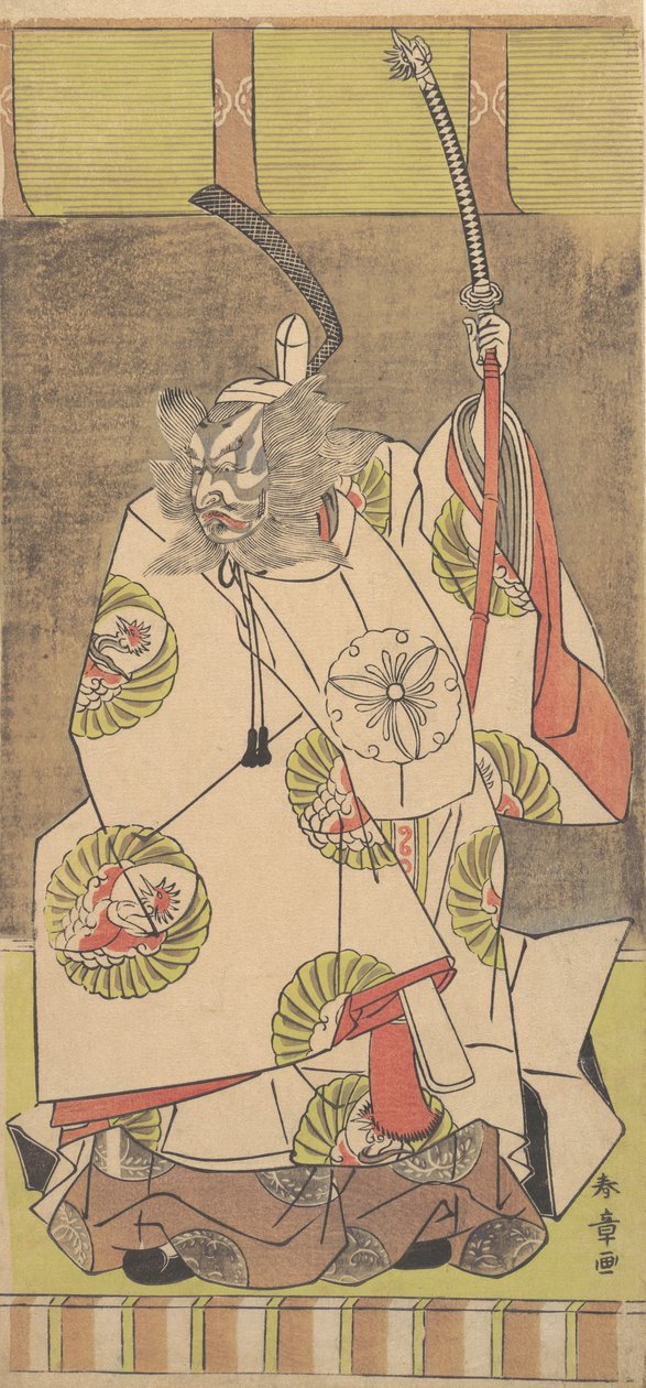 Kabuki herec Ichikawa Danjuro IV, 12. měsíc, 1771. od Shunsho