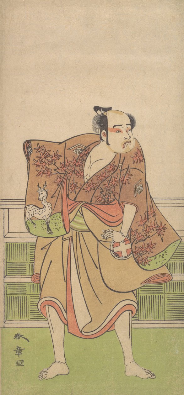 Otani Hiroemon v roli Gokumon no Shobei, 9. měsíc, 1774. od Shunsho