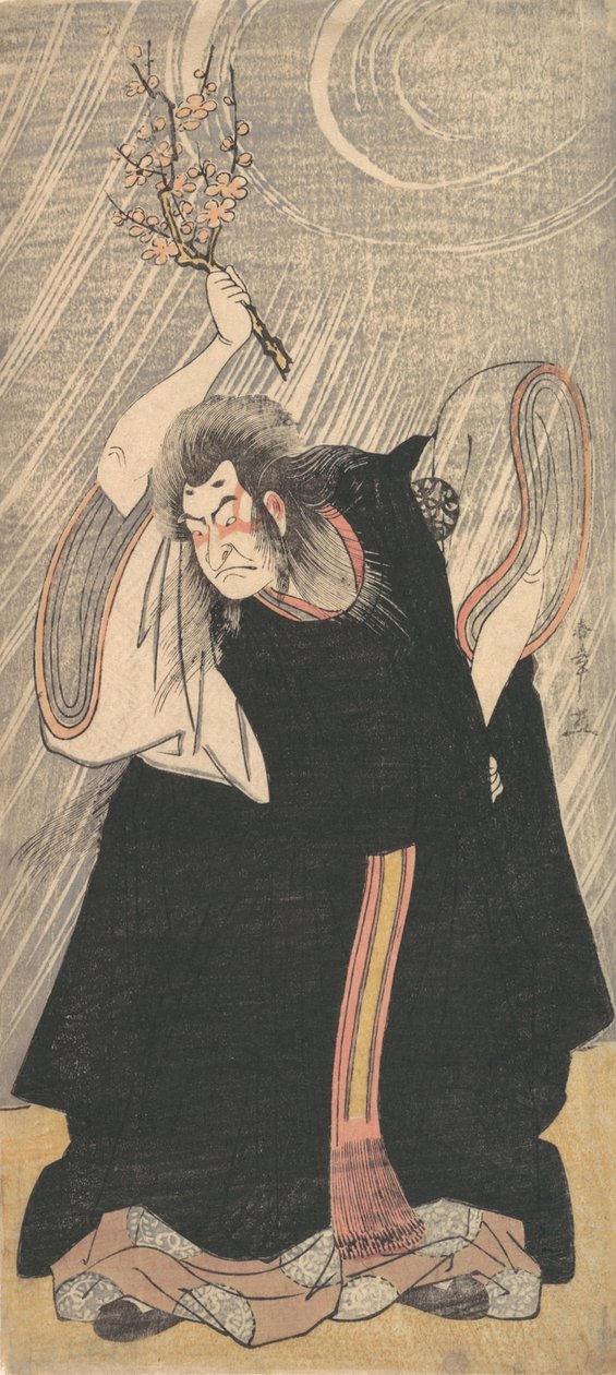 The Actor Nakamura Nakazo in the Role of Kan Shojo, ca. 1780. od Shunsho