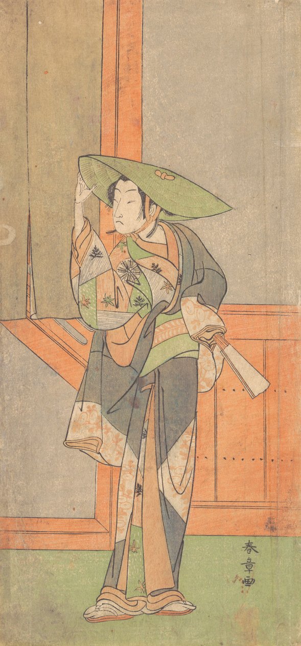 První Nakamura Tomijuro v roli Izaemona, druhý měsíc, 1771. od Shunsho