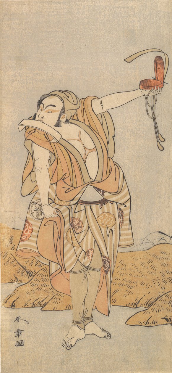 Druhý Nakamura Juzo jako Yakko, 1773 nebo od Shunsho