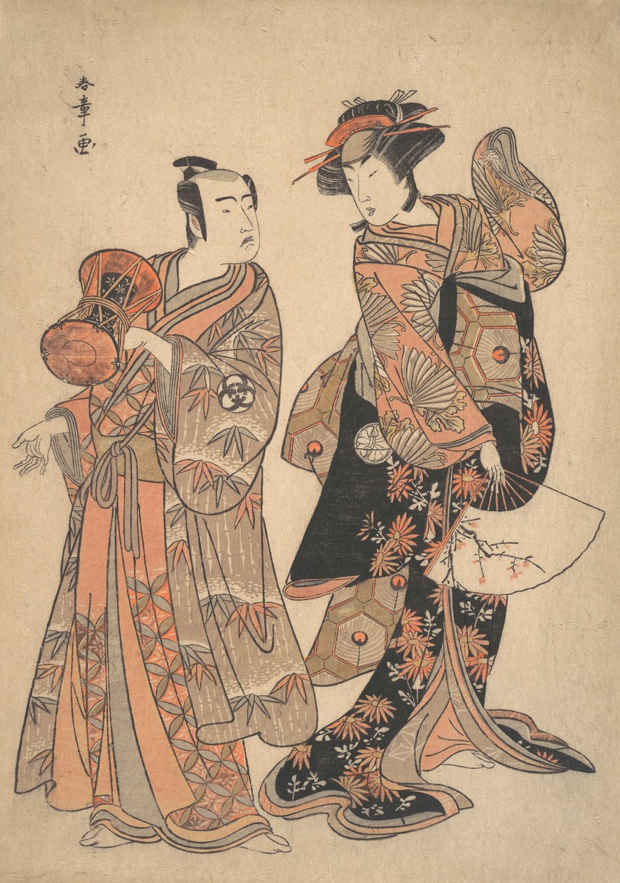 Tet rd Segawa Kiku no Onna As Ochiyo Návrh d Band Mitsukoro As Anti-American, 5th Gate th, 1781. od Shunsho