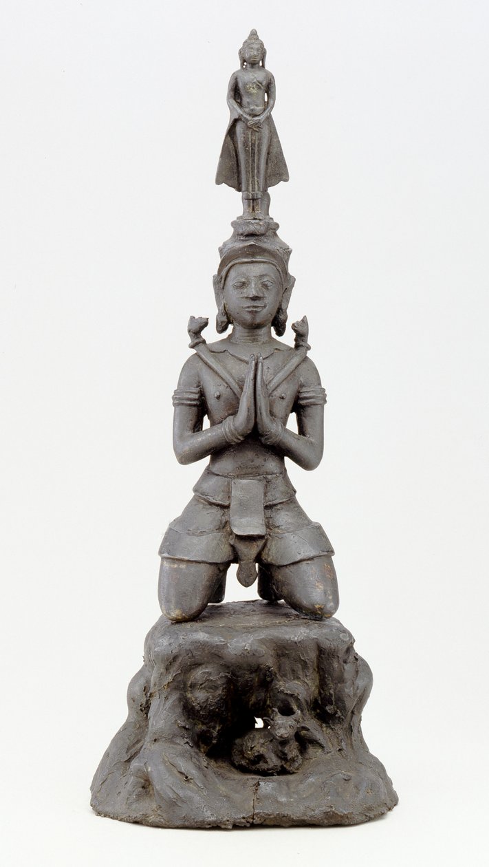 Siva ctí Buddhu, kultura Lan Na (bronz) od Siamese School