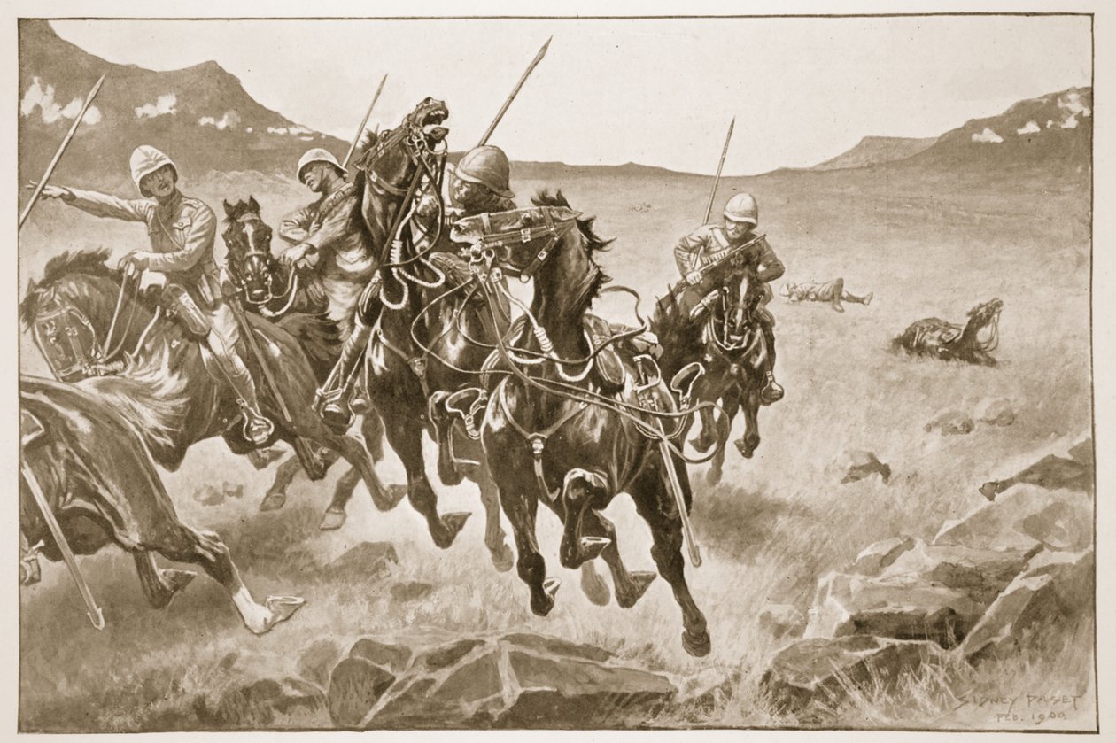 Running the gauntlet: Lancer Patrol under cross fire, ilustrace z 
