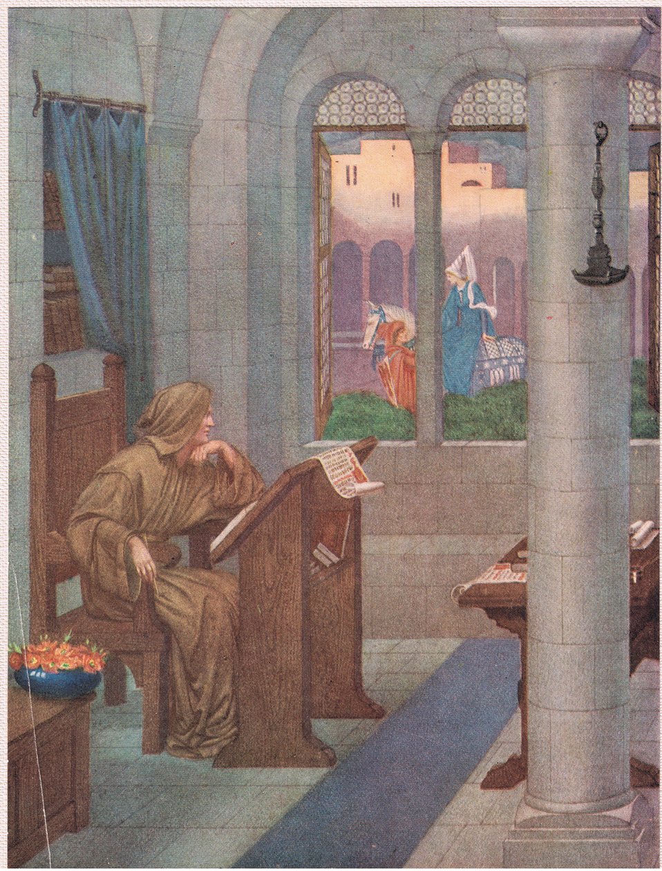 Scriptorium: Bude to stačit pro tvář nějaké krásné světice nebo pro jednu z Marie, kterou namaluji od Sidney Meteyard