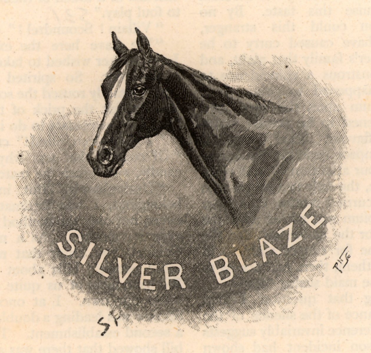 Dobrodružství Silver Blaze od Sidney Paget