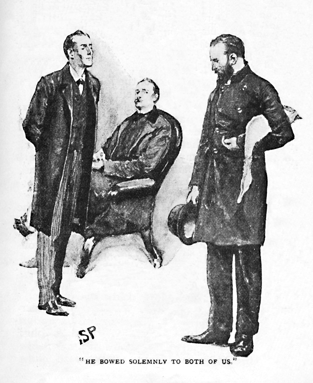 Slavnostně se nám oběma poklonil, 1892 od Sidney Paget