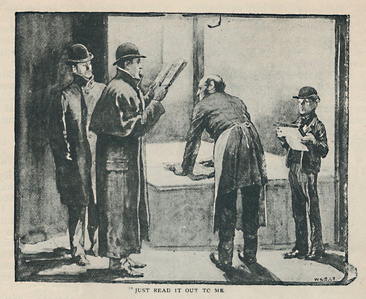 Přečti mi to, 1892 od Sidney Paget