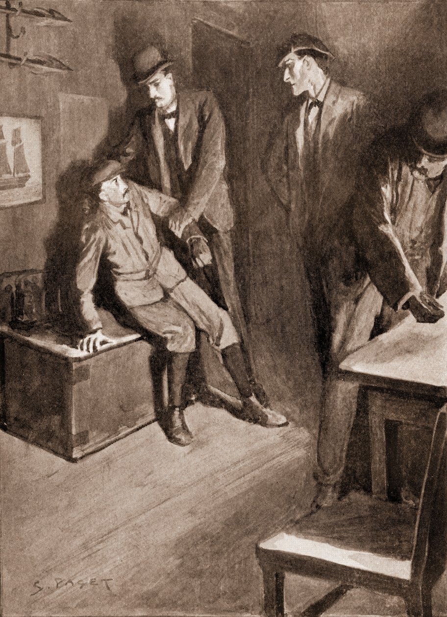 "Návrat Sherlocka." od Sidney Paget