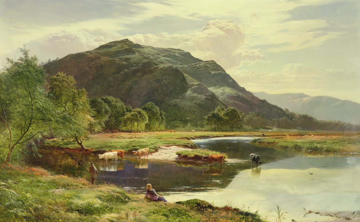 Scéna Highland Loch od Sidney Richard Percy