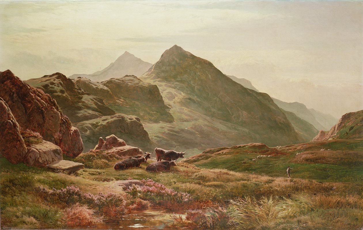 Highland scéna od Sidney Richard Percy