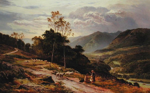 Malý Langdale, Westmoreland od Sidney Richard Percy