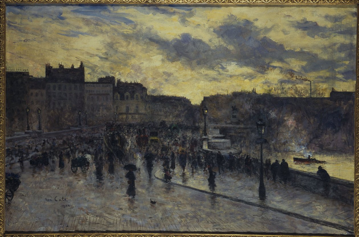 Pont-Neuf, pohled z nábřeží Mégisserie od Siebe Johannes Ten Kate