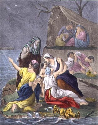 Potopa, z bible vytištěné Edwardem Goverem od Siegfried Detler Bendixen
