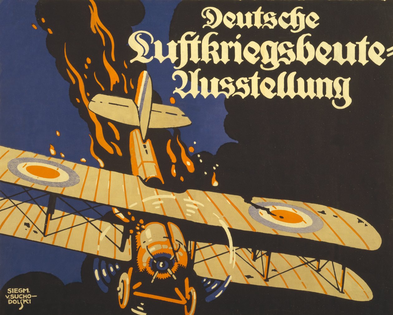 Výstava německé letecké válečné kořisti od Siegmund von Suchodolski