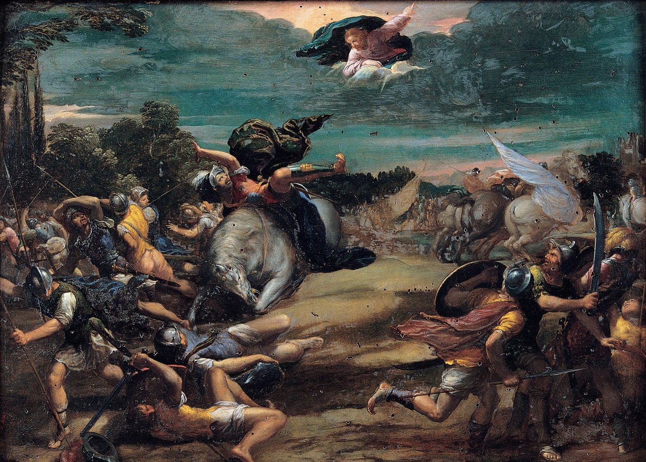 Konverze na cestě do Damašku, 1590-1595 od Sigismondo Scarsellino