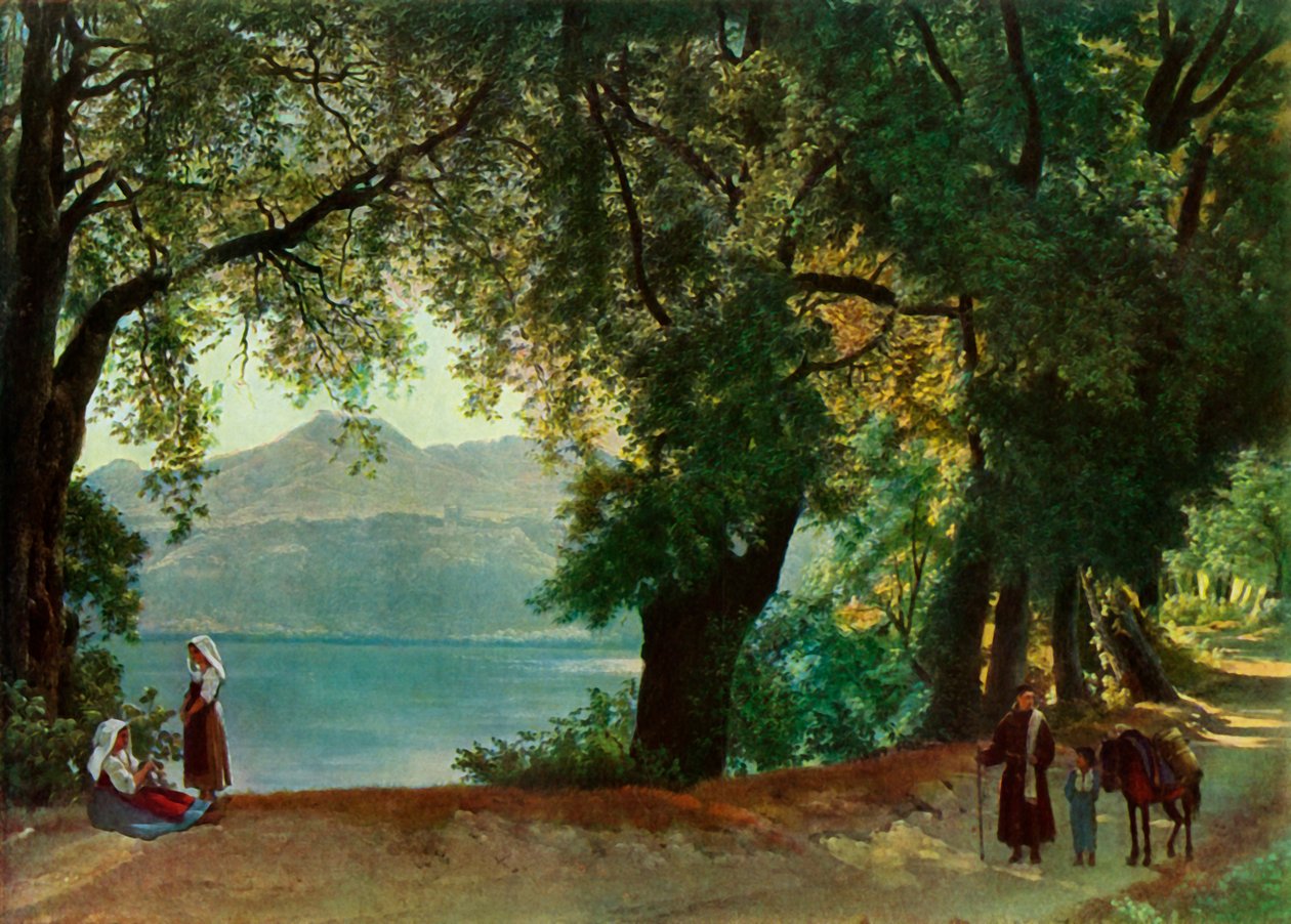 „Jezero Nemi u Říma“, 20. léta 19. století, 1965. od Sil