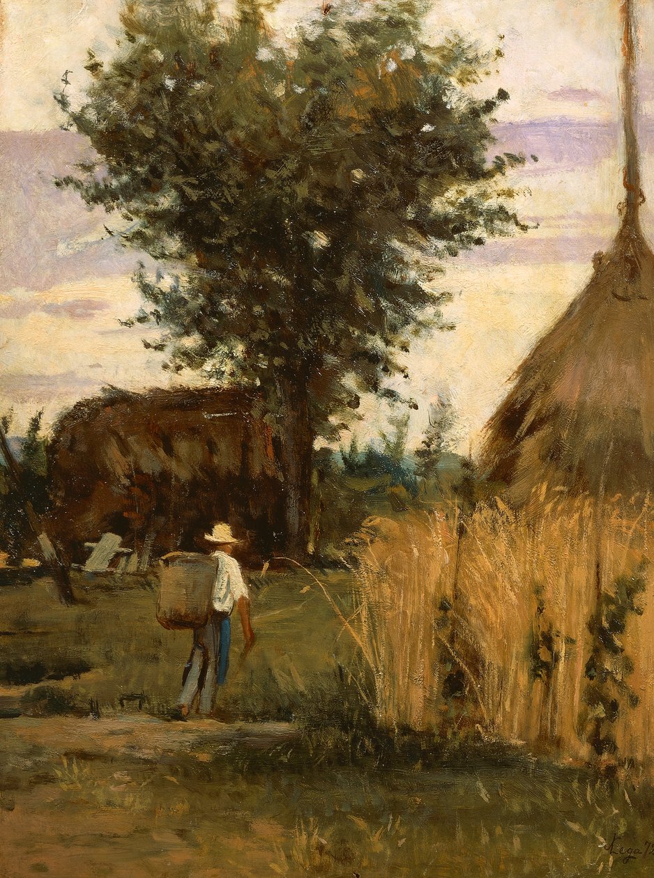 Barnyard od Silvestra Lega od Silvestro Lega