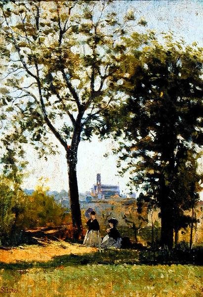 Křížová hora (olej na plátně) od Silvestro Lega