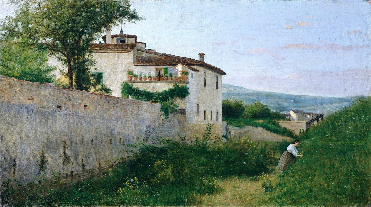 Pohled na Piagentinu od Silvestro Lega
