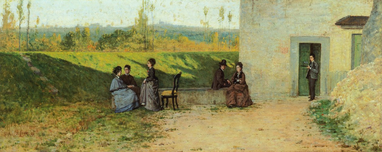 Návštěva vily od Silvestro Lega
