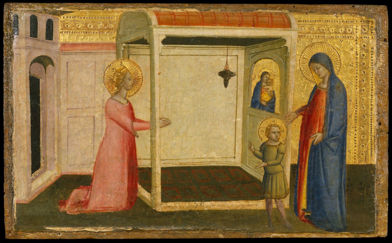Vidění svaté Kateřiny Alexandrijské, druhá polovina 14. století. od Silvestro dei Gherarducci