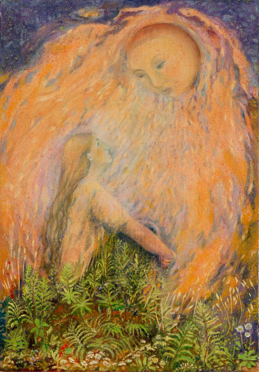 Longing, 2015 (olej na gessoed dřevěné desce) od Silvia Pastore