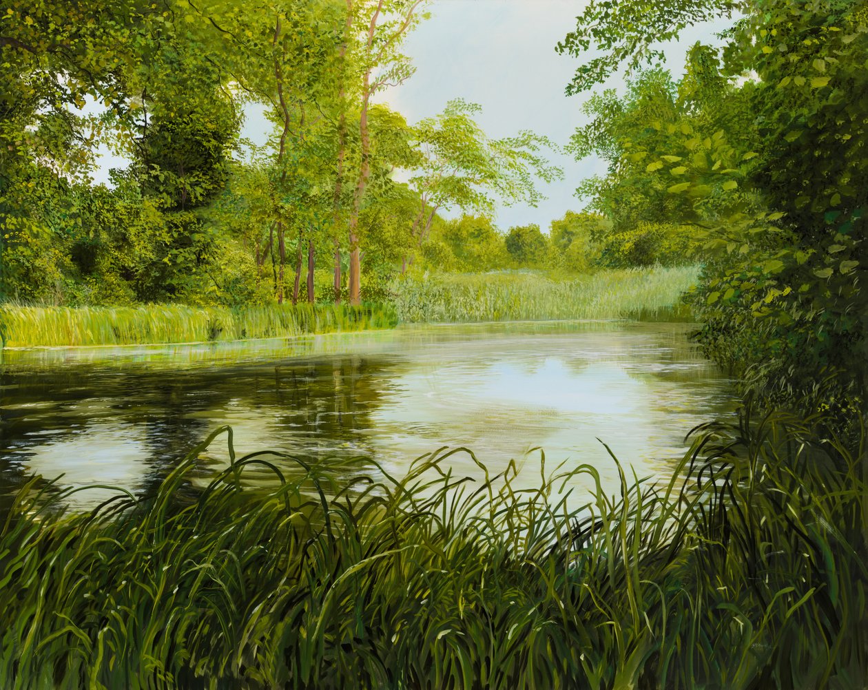 Idyll am Fluss od Silvian Sternhagel