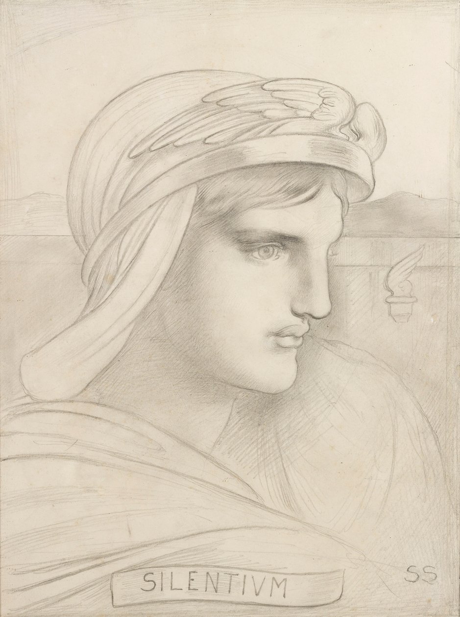 ticho (tužka) od Simeon Solomon