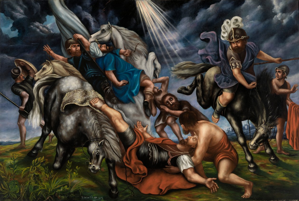 Obrácení Saula, 1857. od Simeon Griswold