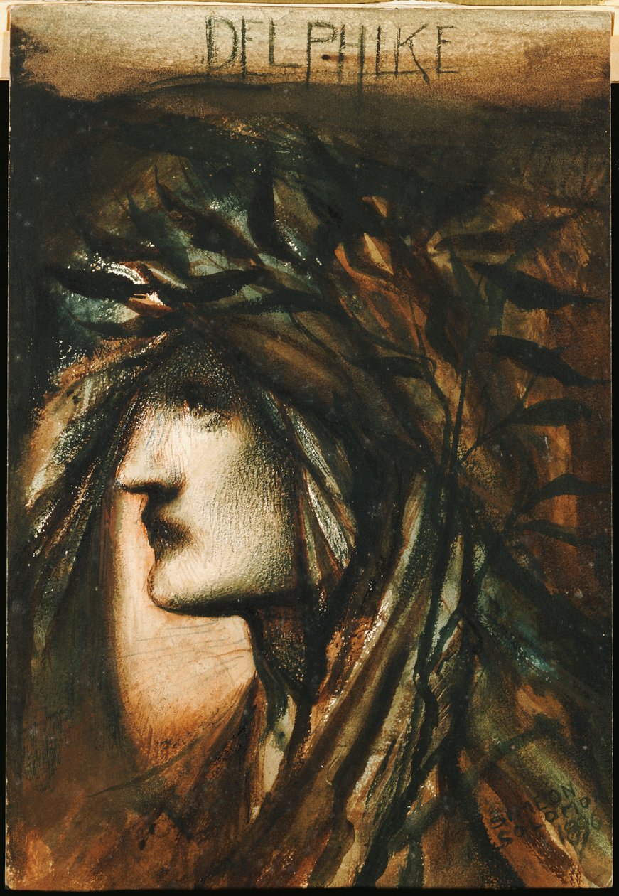 Delphike, 1896 od Simeon Solomon