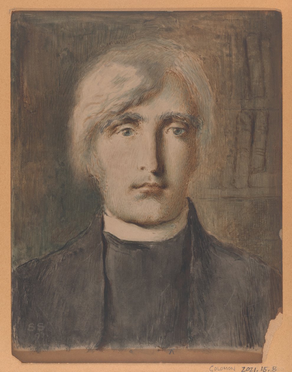 Portrét duchovního od Simeon Solomon
