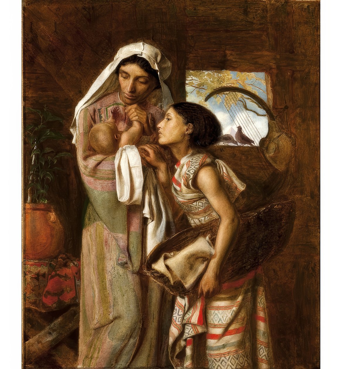 Mojžíšova matka od Simeon Solomon