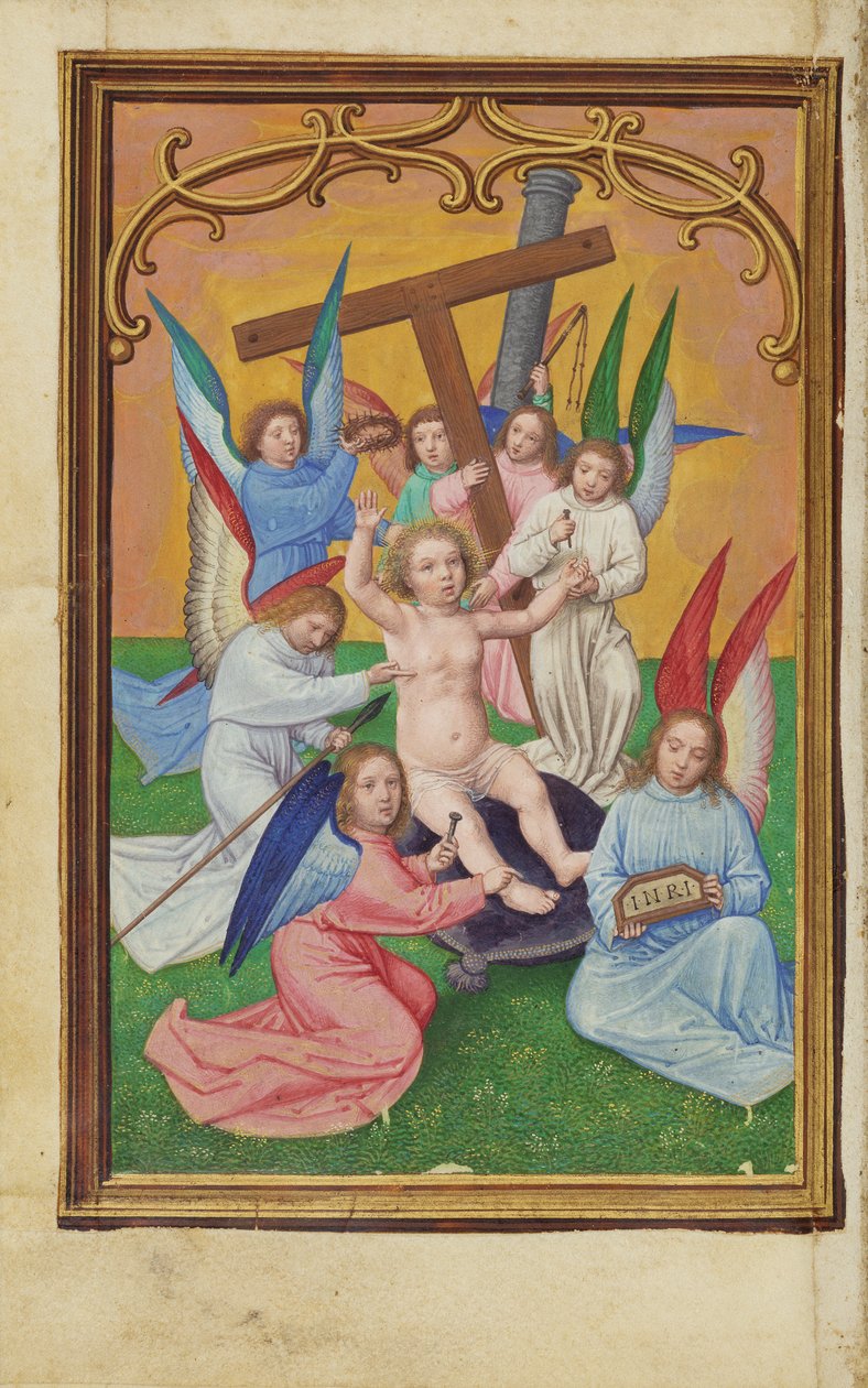 Folio 31v z modlitební knihy kardinála Albrechta z Braniborska od Simon Bening
