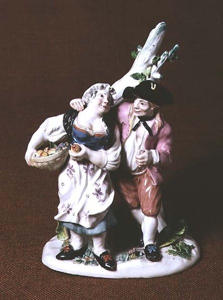 Skupina rolníků Hoechst, 1752 (porcelán) od Simon Feilner