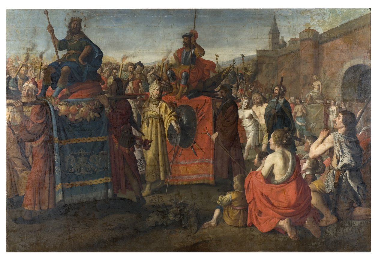 Římský triumfální průvod, 1641 od Simon Peter Tilemann