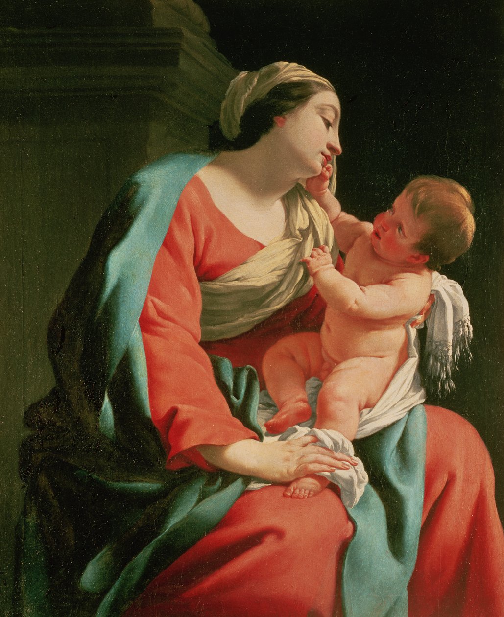 Madonna s dítětem od Simon Vouet