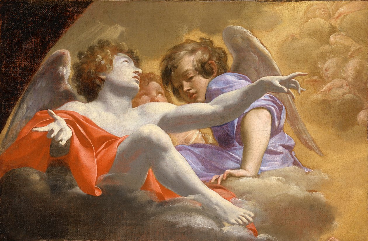 Model pro oltářní obraz ve Svatém Petru, 1625 od Simon Vouet