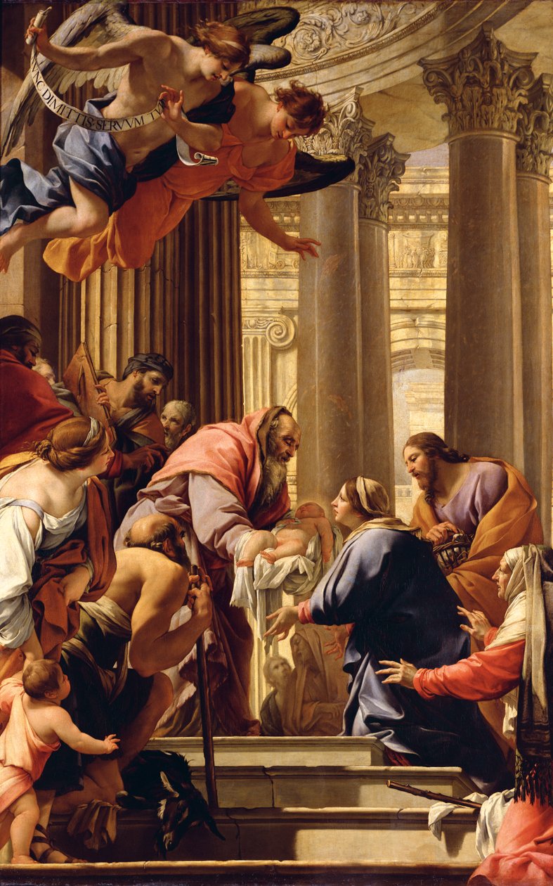 Prezentace v chrámu od Simon Vouet
