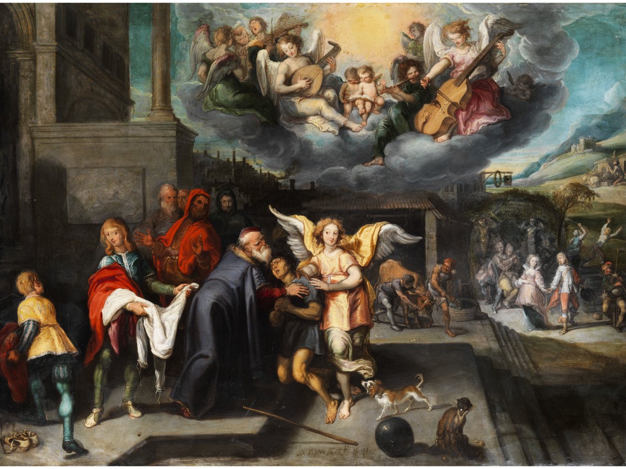 Návrat marnotratného syna domů od Simon de Vos