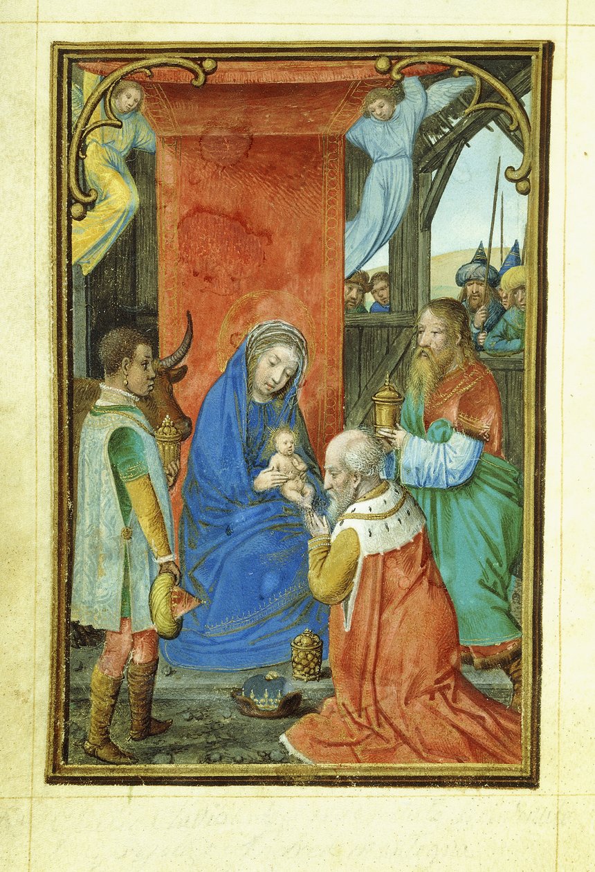 Klanění tří králů, 20. léta 16. století od Simon Bening