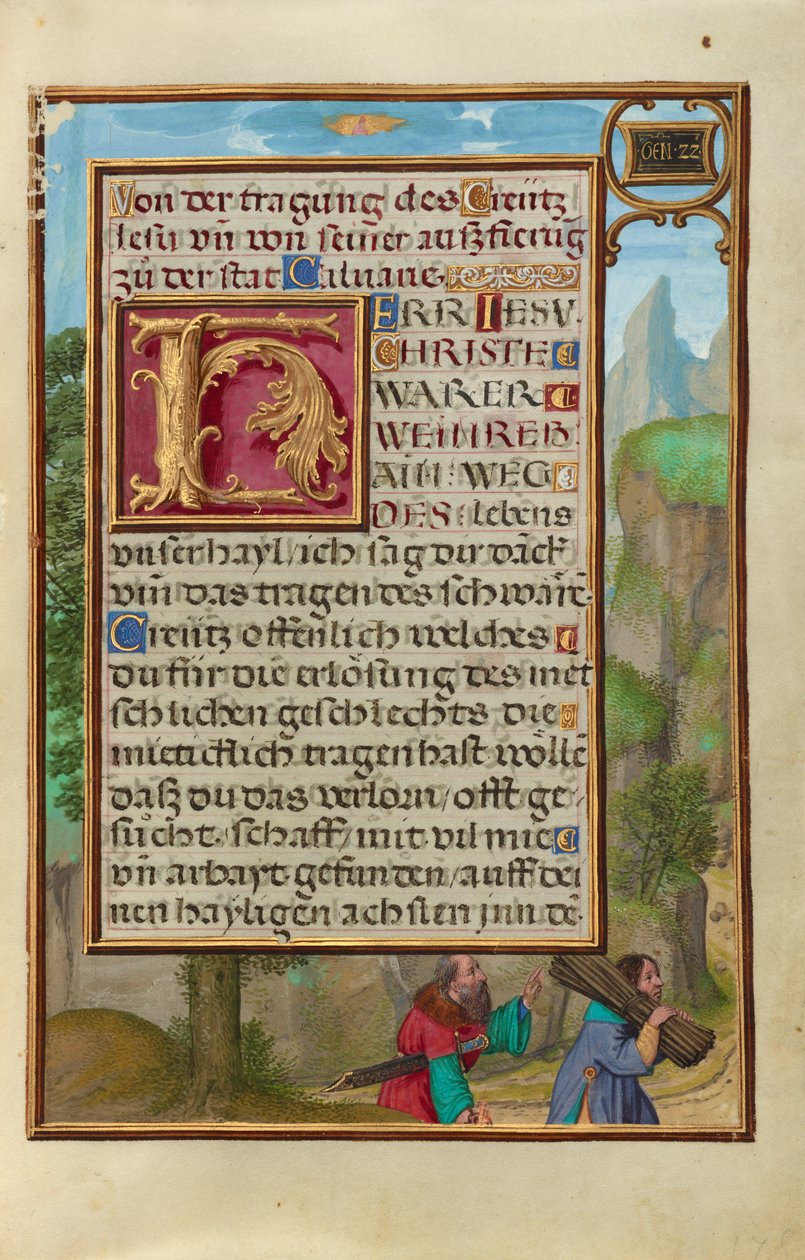 Rand mit Abraham und Isaak od Simon Bening