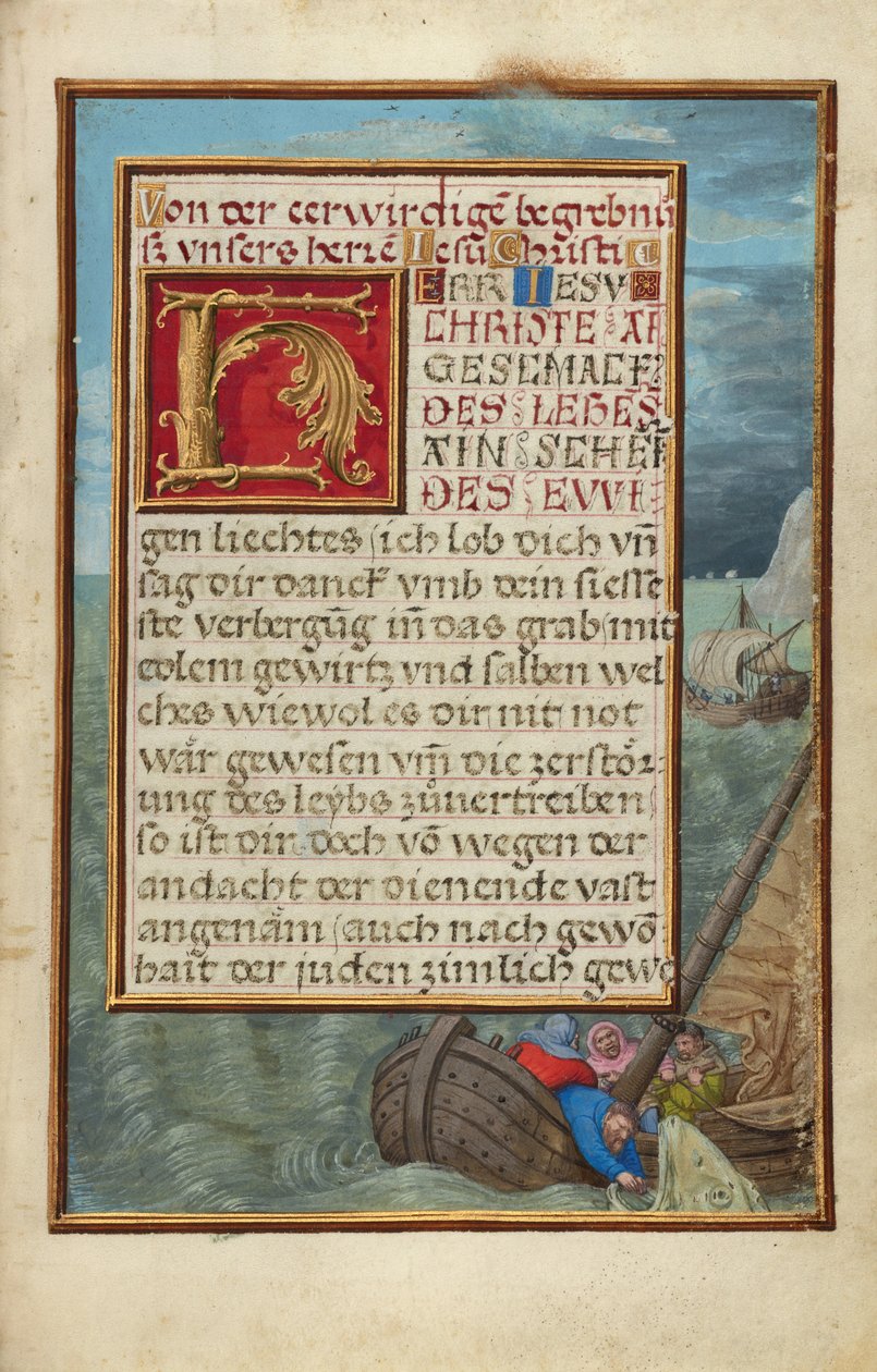 Rand mit Jona ins Meer geworfen od Simon Bening