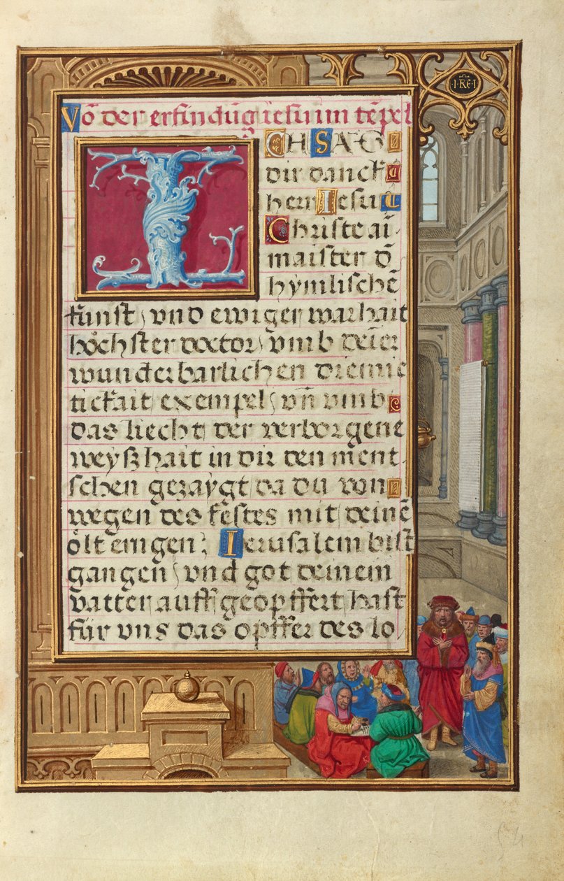 Samuel stellt Saul als König vor od Simon Bening