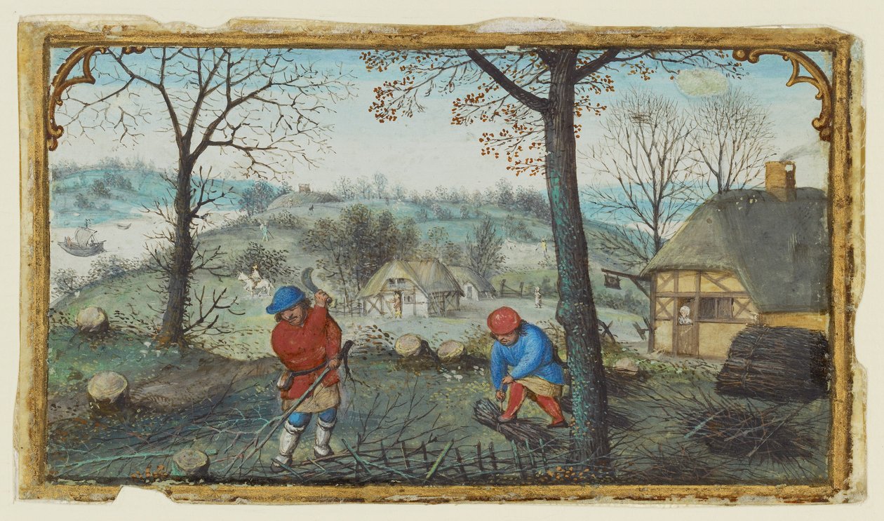 Kalendářní miniatury z knihy hodinek od Simon Bening